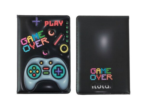 Sąsiuvinis žaidėjui su putplasčiu paminkštintais kietais viršeliais, 96 lapų