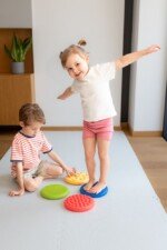 Sensoriniai diskai 4 vnt. įvairių tekstūrų