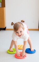 Sensoriniai diskai 4 vnt. įvairių tekstūrų