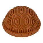 Sensorinis vėžlio kiauto pusrutulis, rudas