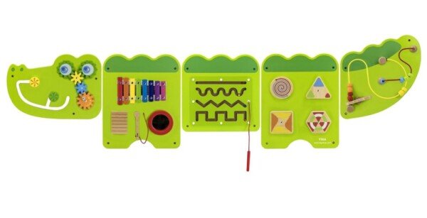 Sieninė sensorinė lenta Jaunesnysis Krokodilas