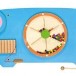 Sieninė veiklos lenta „Dramblys“ kūdikiams