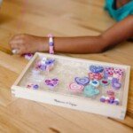 Širdelių karoliukų rinkinys