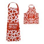 Širdelių rašto prijuostė tūbelėje