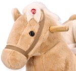 Smėlio spalvos supamasis Pegasas su ratukais