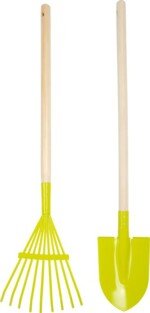 Sodininko rinkinys: karutis, įrankiai ir pirštinės