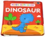 Spalvą keičiantis rinkinys su knygele ir dinozauro figūrėle