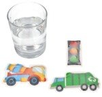 Spalvą keičiantys vonios lipdukai Sunkvežimiai