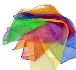 Spalvingi šalikai žaidimams