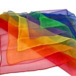 Spalvingi šalikai žaidimams