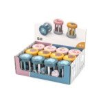 Spalvotas barškutis su gyvūnėliu