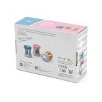 Spalvotas barškutis su gyvūnėliu