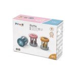 Spalvotas barškutis su gyvūnėliu