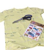 Spalvotų kandžių aplikacijų lapas