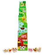 Statymo puodeliai su ūkio gyvūnais