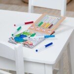 Stebuklinga spalvinimo knygelė „Laukiniai gyvūnai“