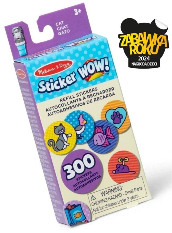 Sticker WOW! 300 kačių lipdukų papildymas