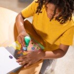 Sticker WOW! Antspaudas su dinozaurų lipdukais