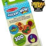 Sticker WOW! Dinozaurų lipdukų papildymas, 300 vnt.