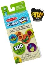 Sticker WOW! Dinozaurų lipdukų papildymas, 300 vnt.
