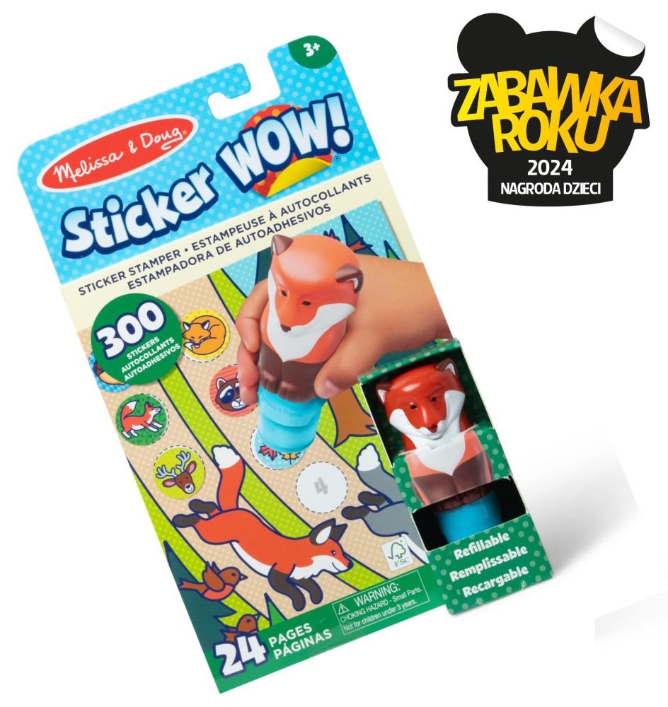Sticker WOW! Lipdukų antspaudas - Lapė Sticker WOW! Lipdukų antspaudas - Lapė
