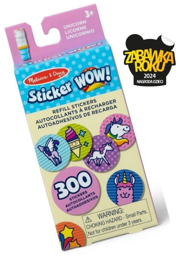 Sticker WOW! Vienaragio lipdukų papildymas