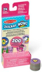 Sticker WOW! lipdukų papildymas su knygele