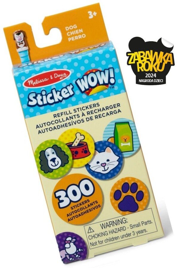 Sticker WOW šuniuko 300 papildomų lipdukų rinkinys