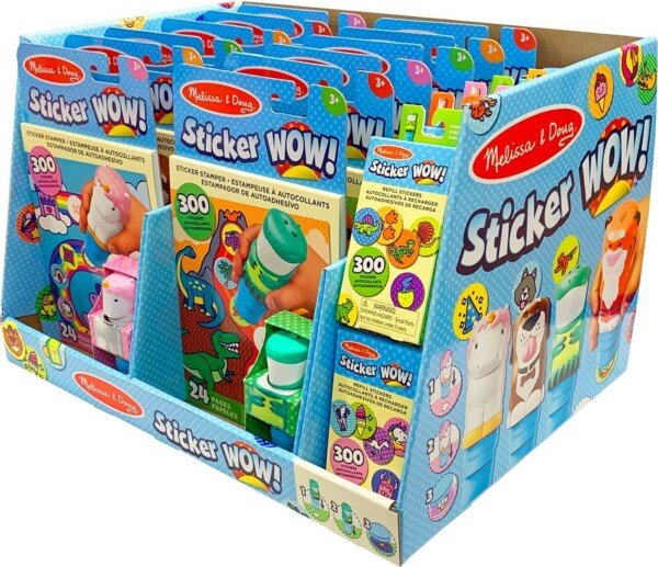 Sticker Wow mini stovas