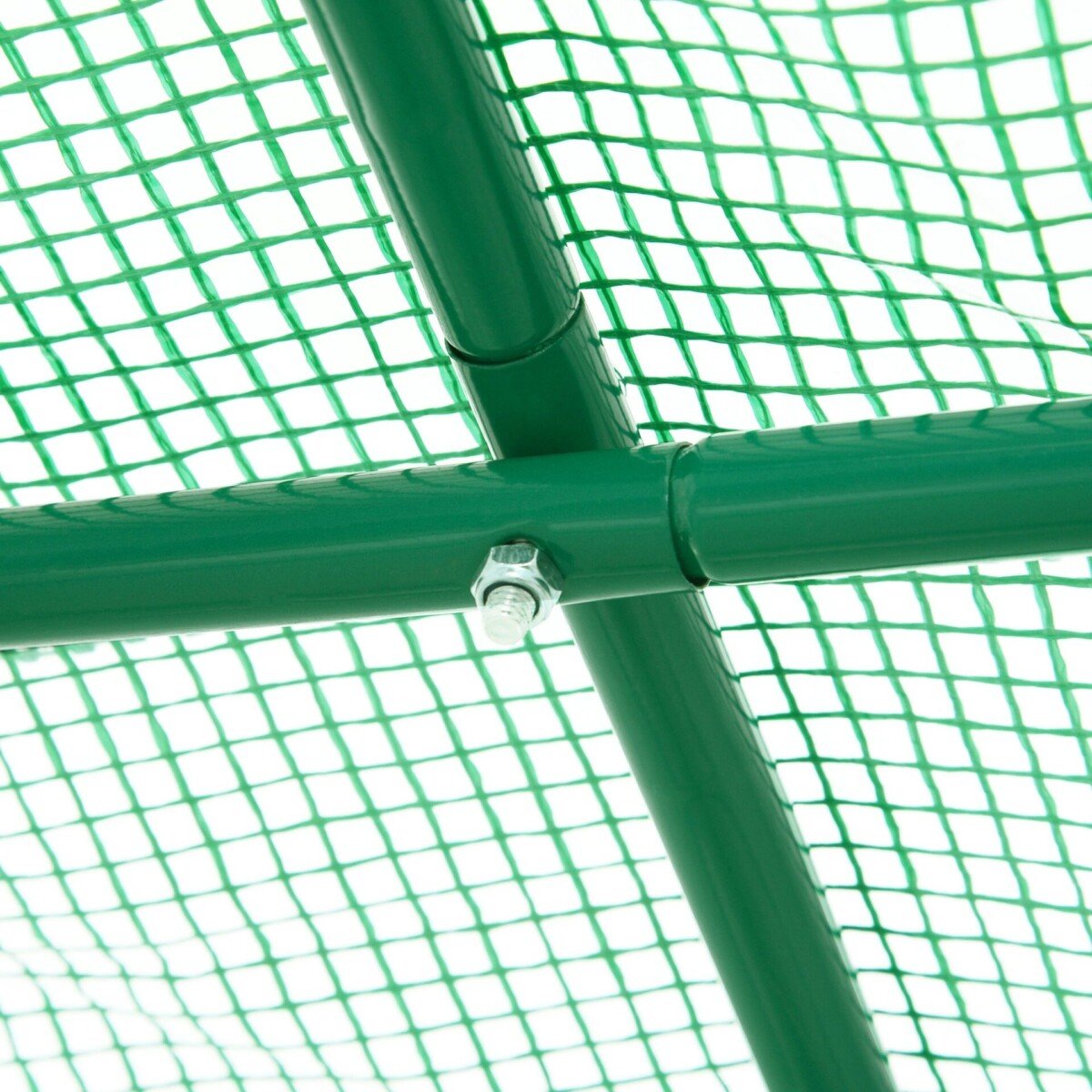 Plėvelinis šiltnamis 245x200x198 cm su cinkuoto plieno rėmu, durimis ir 4 vėdinimo langais