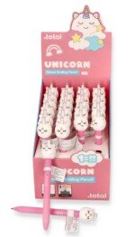 Stovas su 24 vnt. automatinių pieštukų HB, Vienaragis