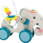 Stumdukas drambliukas su lavinamąja kilpa