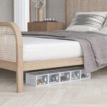 18 vnt. sudėliojamų batų dėžių komplektas su magnetinėmis durelėmis