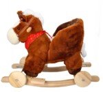 Supamasis arkliukas su sėdyne ir ratukais