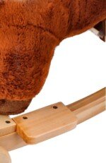 Supamasis arkliukas su sėdyne ir ratukais