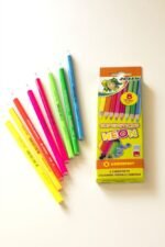 Supersticks neoniniai pieštukai, 8 spalvų