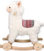 Sūpuojama alpaka su ratais