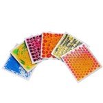 TULLO Skysti kilimėliai su tekstūra 6 vnt.