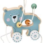 Traukiamas meškiukas su lavinamąja kilpa