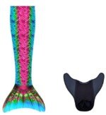 Undinėlės uodega su Aquaris monopelėda plaukiojimui, BALI (2XS dydis)