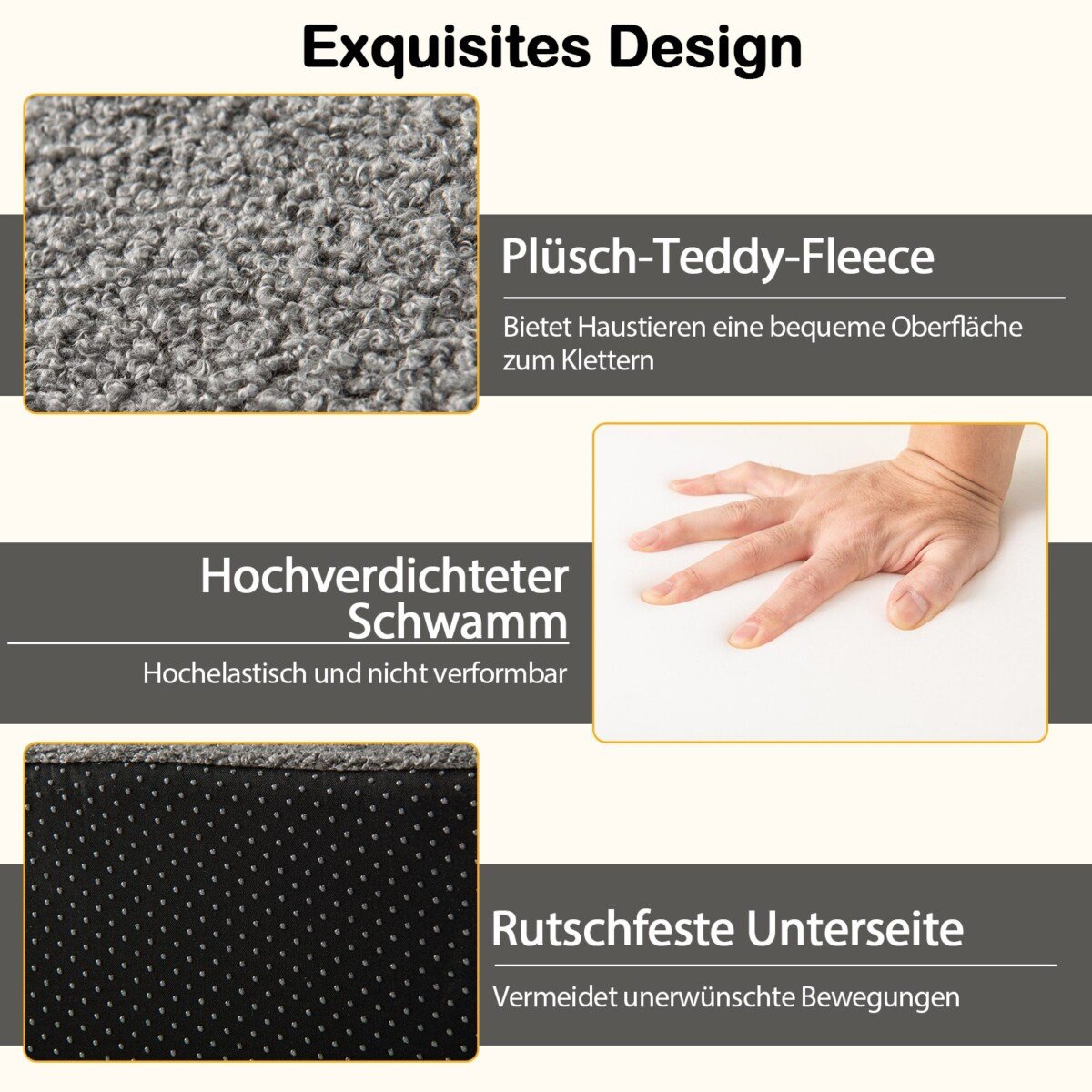 Sulankstomi putplasčio laipteliai šunims (Pilka)