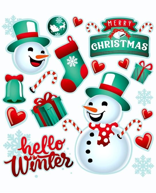 Užklijuojama aplikacija „Žieminis Sniego Senelis“