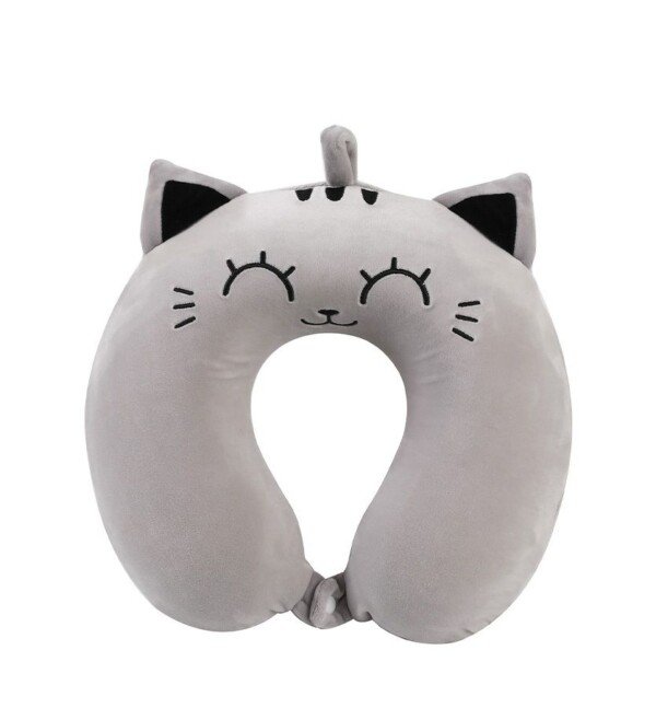 Vaikiška kaklo pagalvė „Pilkas katinas“