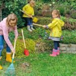 Vaikiškas keturių sodo įrankių rinkinys MOTLEY