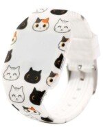 Vaikiškas laikrodis su kačiuku