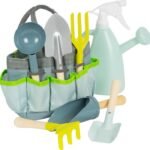 Vaikiškas sodo įrankių rinkinys krepšyje