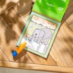 Vandens spalvinimo knyga Safaris