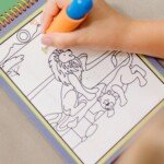 Vandens spalvinimo knyga Safaris