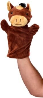 Veliūrinės rankų lėlės