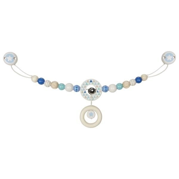 Vežimėlio pakabukas mėlyna žvaigždutė